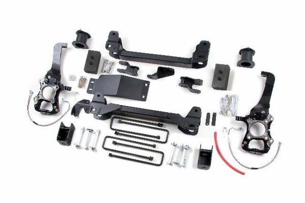Zone F250/350 4In Suspension System- Dsl 2 Leaf Main Dual Stabilizer With Nitro Shocks, Fits 2017-2019 ZONF86N