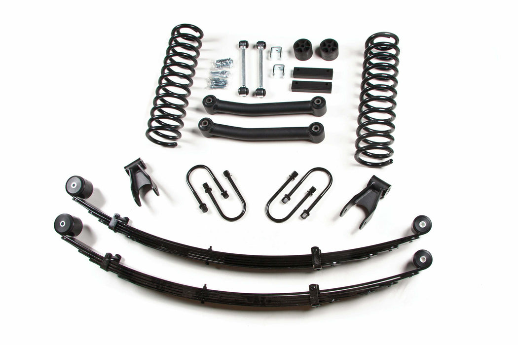 ZONE ZONJ23 1984-2001 compatible with Jeep Cherokee (XJ) 4.5in Lift Kit w/Rear Springs-Chrysler 8.25