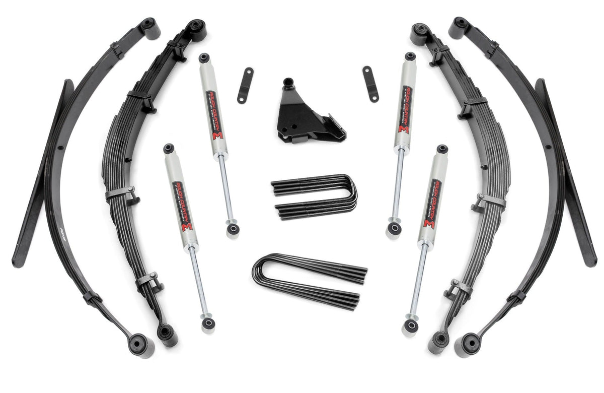 Rough Country 4 Inch Lift Kit Rear Springs M1 Fits Ford F-250/F-350 Super Duty (99-04) 50140