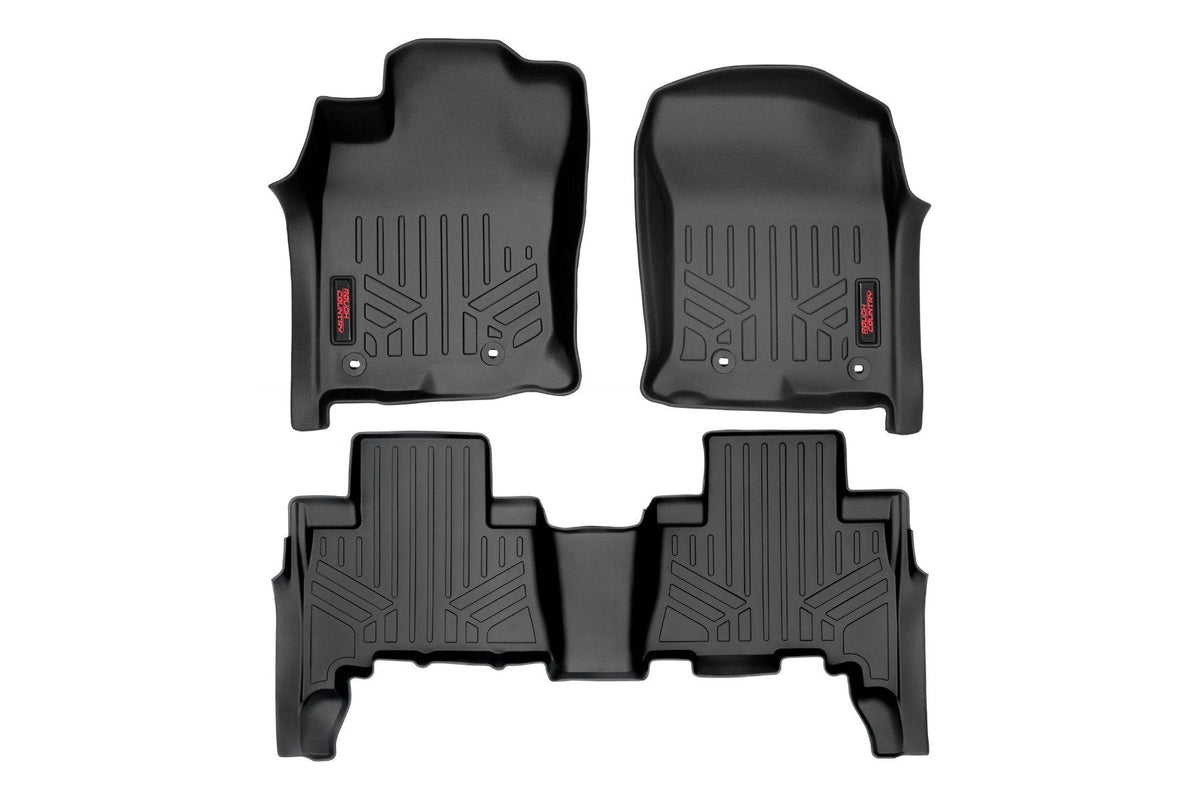 Rough Country Floor Mats Front and Rear Fits toyota4Runner 2WD/4WD (2013-2023) M-71313