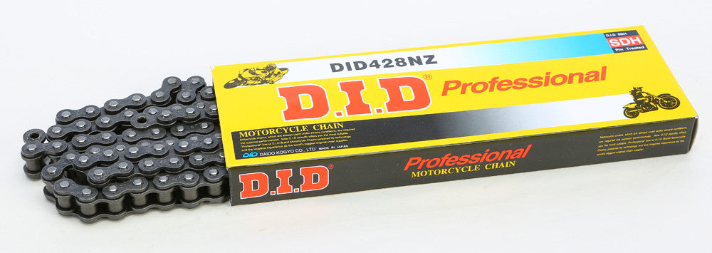 D.I.D. D.I.D Did 428Nz Professional Racing Series Chain, Black,428Nz 120L 428Nzx120Fb 428NZX120FB