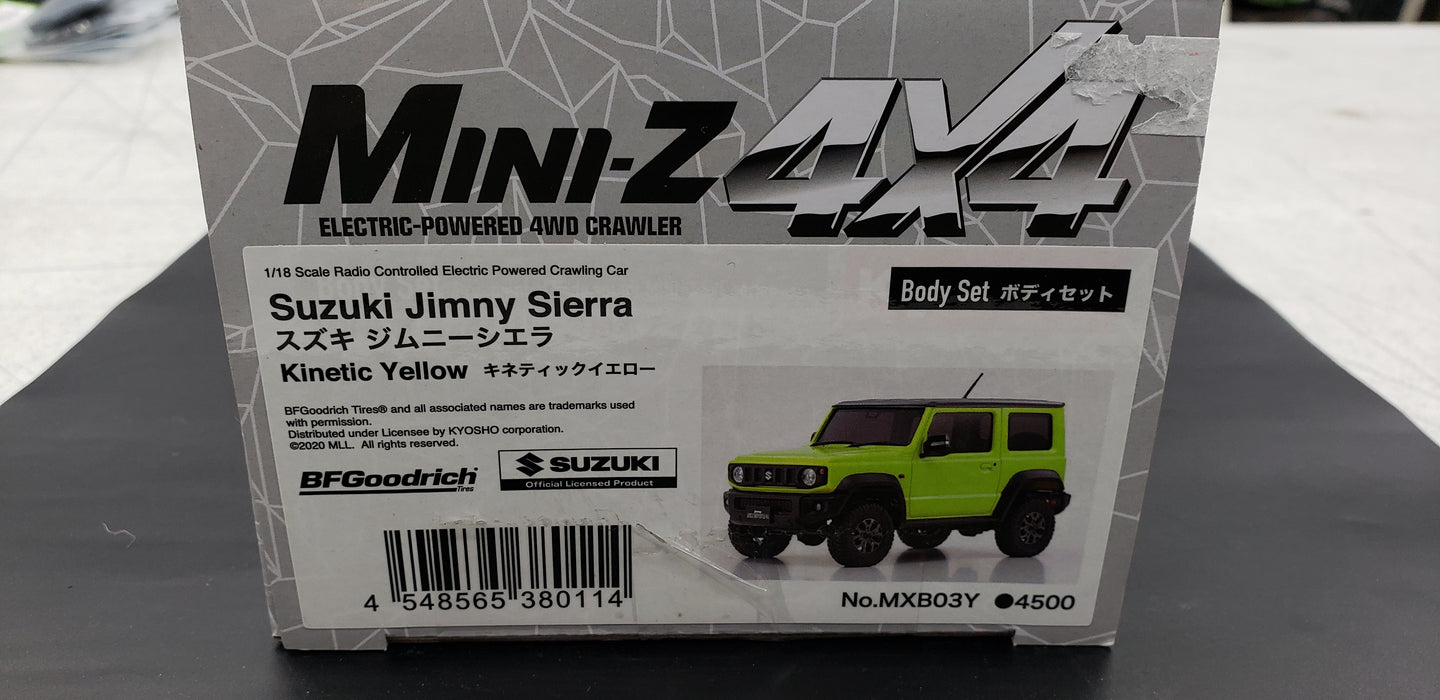 Kyosho Bs Mx-01 Suzuki Jimny Sierra Yellow Mxb03Y MXB03Y