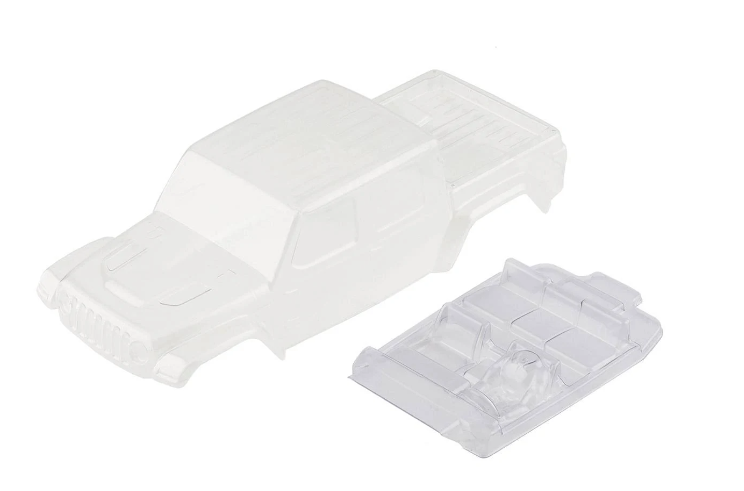 Axial compatible with Jeep JT Gladiator Body Set ClearSCX24 AXI200005 Car/Truck Bodies wings & Decals