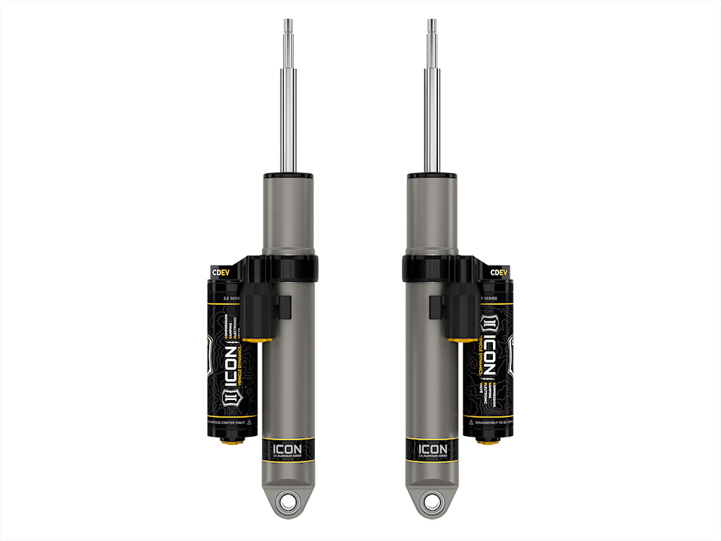 Icon 2014-Up Ram 2500 2-3" Lift Standard Rear Coils 2.5 Vs Piggyback Cdev Shock Absorber Pair 217707EP