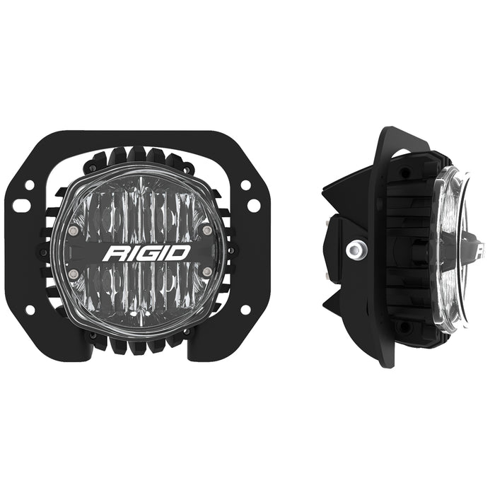 Rigid Industries 37107 360-Series Fog Light Fits 18-21 Gladiator Wrangler (JL) Fits select: 2021 compatible with Jeep WRANGLER UNLIMITED, 2021 compatible with Jeep GLADIATOR