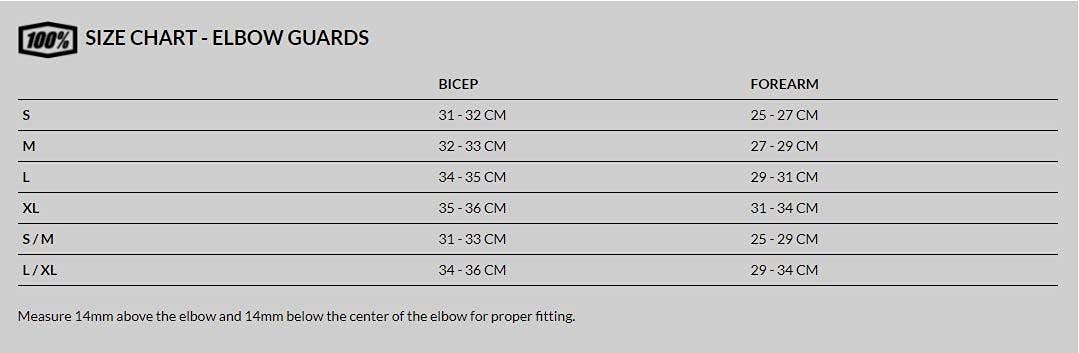 100% Teratec Plus Elb Grd Blk Xl 90131-001-13