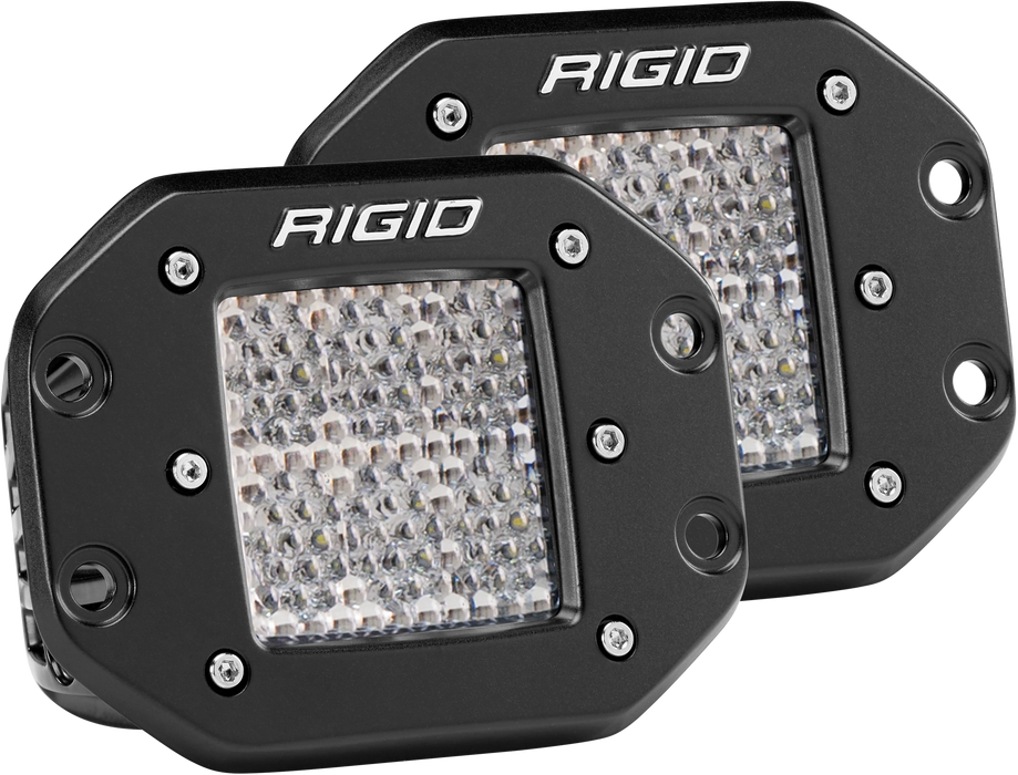 Rigid Industries D2 Flush Mount 60 Deg. Lens