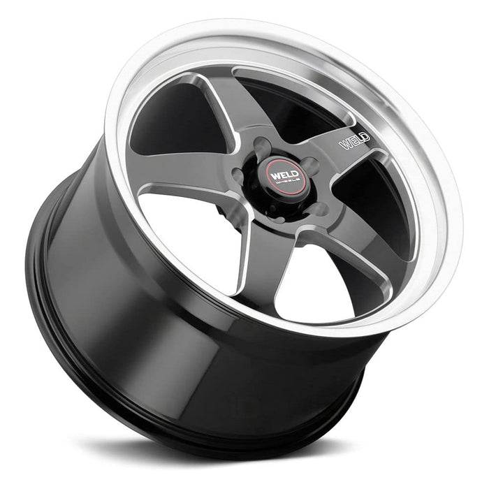 15x10 WELD Performance S155 Ventura Drag Gloss Black & Milled Wheel 5x120 (45mm)