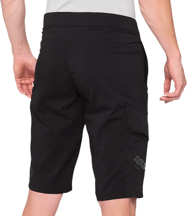 100% Ridecamp Shorts Blk 34 40029-00003