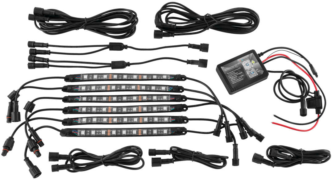 Dragonfire Racing® Rgb Accent Light Kit Bt 6Pc N/A 11-0803