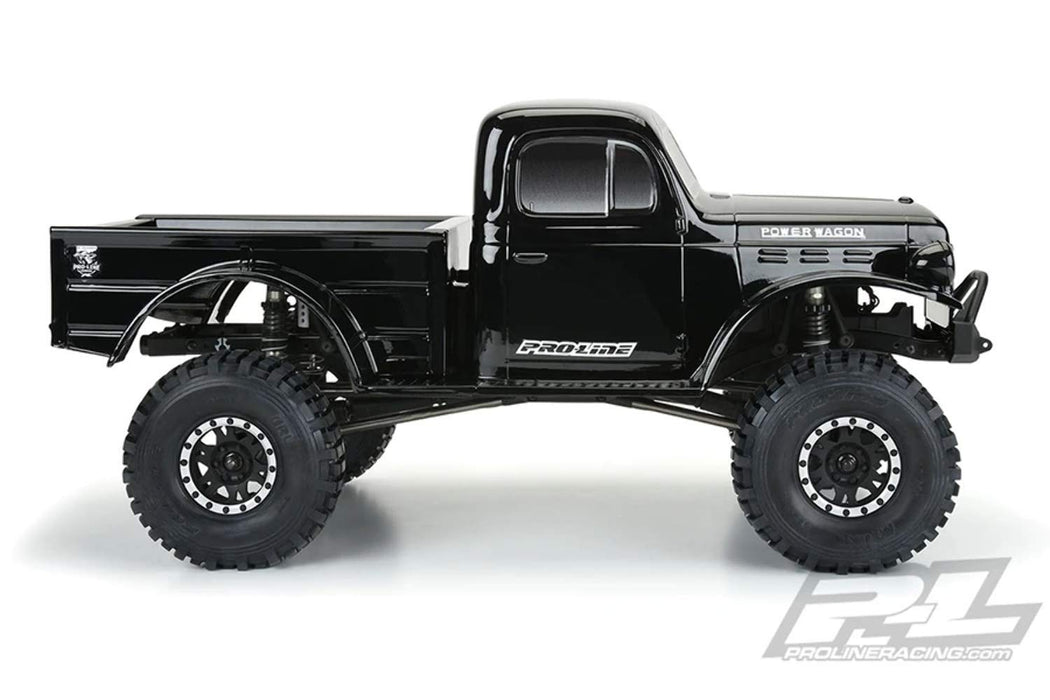 Pro-Line Racing 1946 Compatible with Dodge Power Wagon Black 12.3 WB Crawlers PRO349918 Car/Truck Bodies wings & Decals