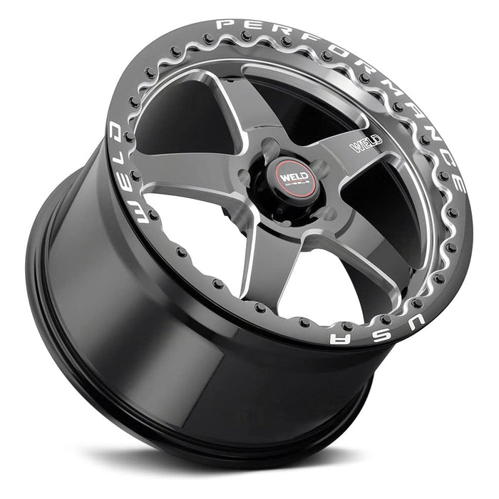 15x10 WELD Performance S904 Ventura BEADLOCK Black Milled Wheel 5x4.75 (50mm)