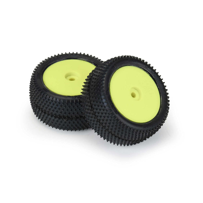 Pro-Line Racing Prism Carpet Tires MTD Yellow Mini-B Rear PRO829712