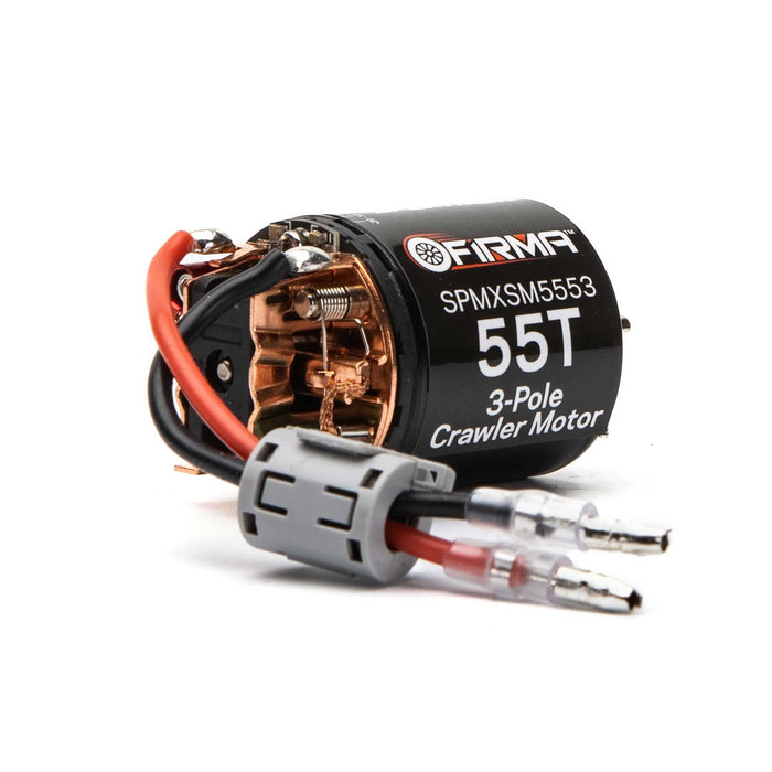 Spektrum SMART Firma 55T Rebuildable 3 Pole Brushed Crawler Motor SPMXSM5553 Electric Motors & Accessories