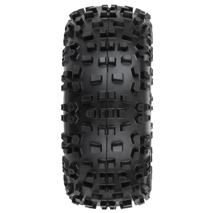 Proline Racing PRO117310 2.8 in. Badlands All Terrain Tires Mounted on Raid&#44; Black