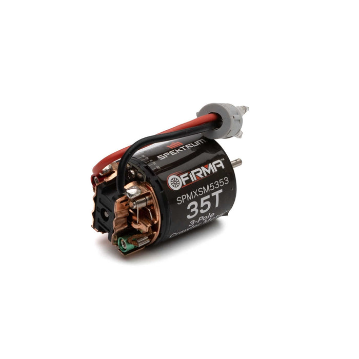 Spektrum SMART Firma 35T Rebuildable 3 Pole Brushed Crawler Motor SPMXSM5353 Electric Motors & Accessories