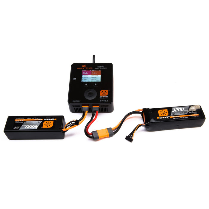 Spektrum 7.4V 5000Mah 2S 30C Smart Hardcase Lipo Battery: Ic5, Spmx50002S30H5 SPMX50002S30H5