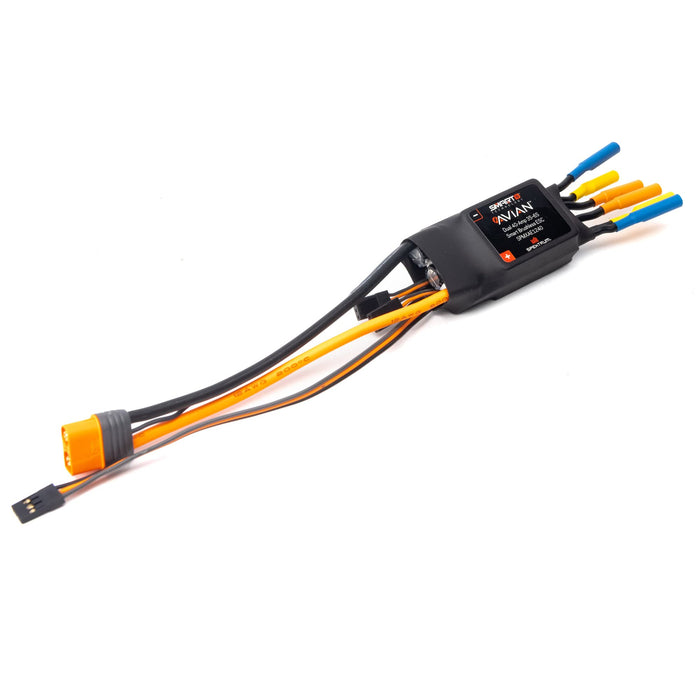 Spektrum SMART Avian Dual 40 Amp Brushless Smart ESC 3S 6S SPMXAE1240 Speed Controls Aircraft