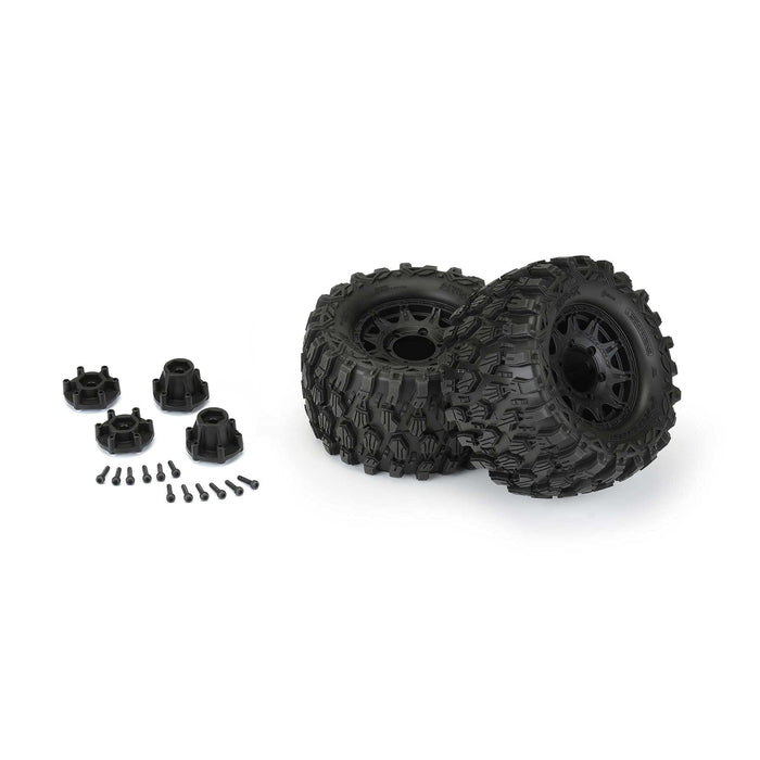 Pro-Line Racing Hyrax 2.8 Tires MTD Black 6x30 Stampede F/R PRO1019010