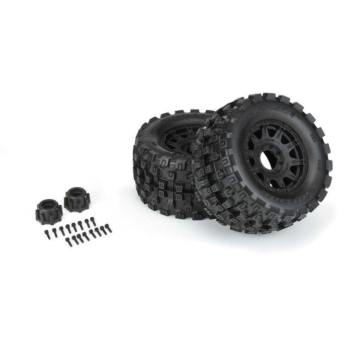 Pro-Line Racing Badlands MX38 HP 3.8 BELTD MTD Raid 8x32 17mm F/R PRO1016610