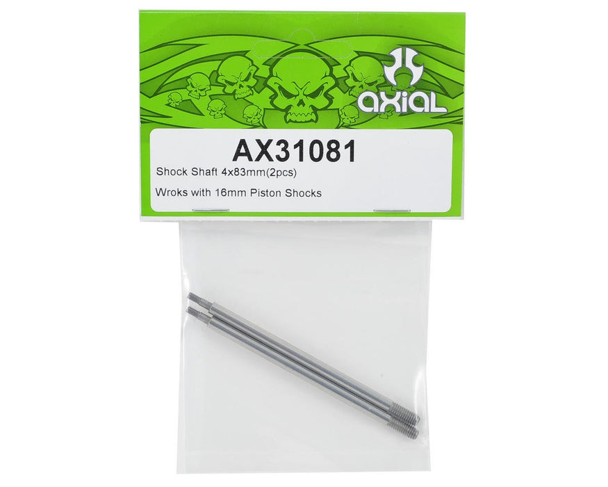 Axial AX31081 Ti-Nitride Coated Shock Shaft 4x83mm 2 AXIC1081 Electric Car/Truck Option Parts