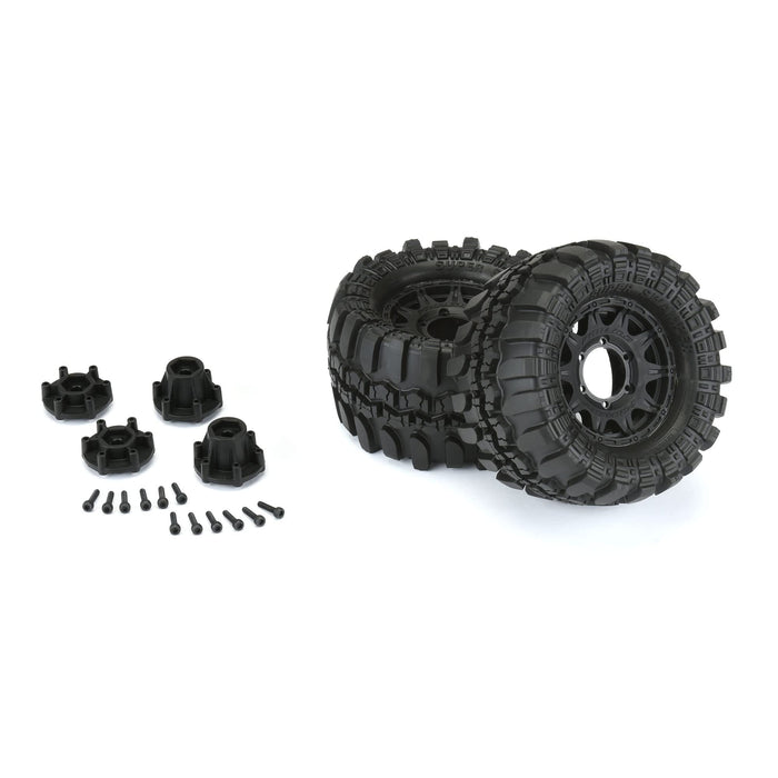 PRO1011010 Pro-Line 1/10 Interco Supr Swmpr F/R 2.8" MT Tires Mounted 12mm Black