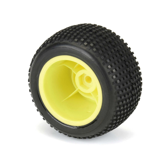 Pro-Line 1017712 Hole Shot Tires Mounted Yellow Mini-T 2.0 F/R (2)