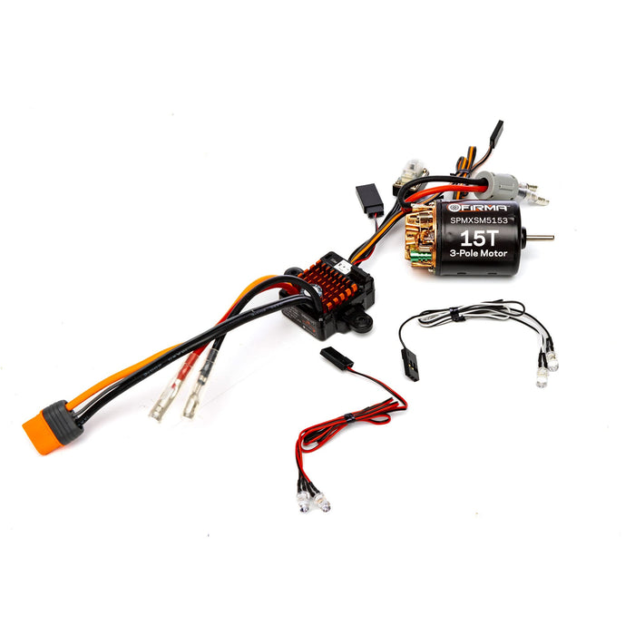 Spektrum SMART FIRMA 70A BR Smart ESC/15T Brushed Motor Combo SPMXSEMC10 Car Speed Controls & Accessories