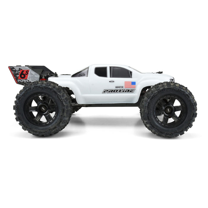 Proline Racing PRO352115 Pre-Cut Brute Bash Armor Body for Arrma Kraton White