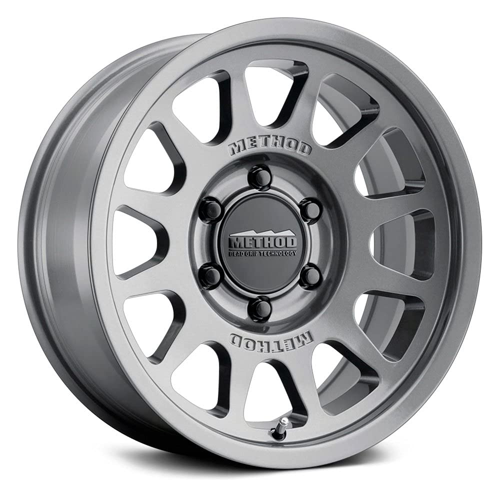 Method Wheels Method Mr703 17X8.5 8X6.5" +0Mm Titanium Wheel Rim 17" Inch MR70378580800