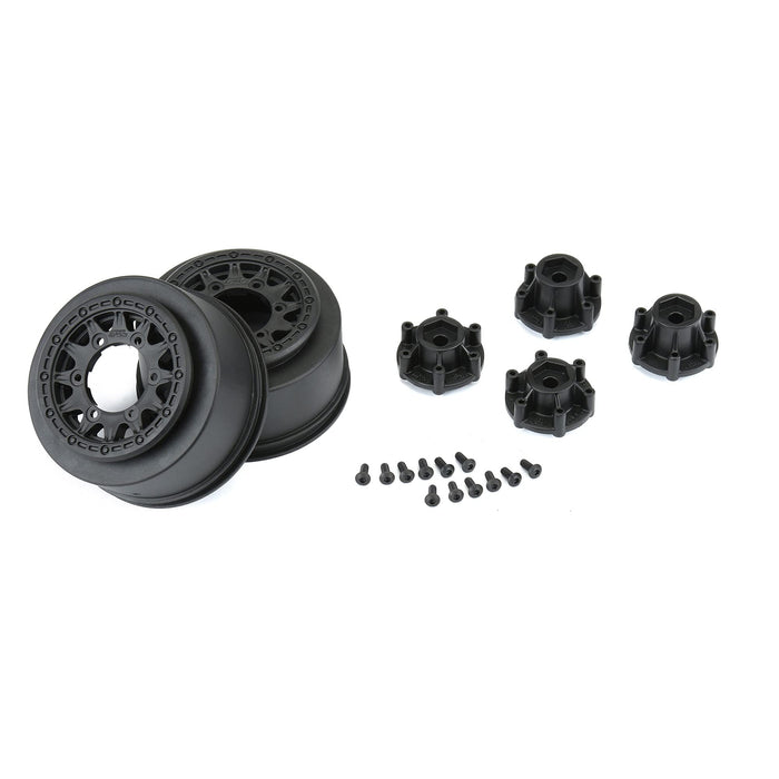 Pro-Line Racing Raid 2.2/3.0 Black 6x30 Whls SC F/R PRO278503