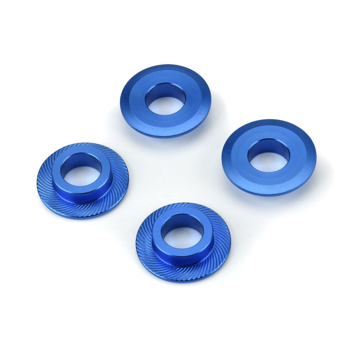 Pro-Line Racing 1/5 Billet Adapter Washer Aluminum F/R (4) Blue, Pro637900 PRO637900