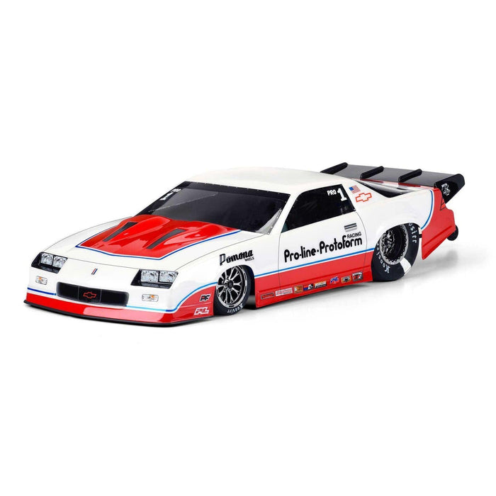 Pro-Line Racing 1/10 1985 Chevrolet Camaro IROC-Z Clear Body Drag Car PRO356400 Car/Truck Bodies wings & Decals