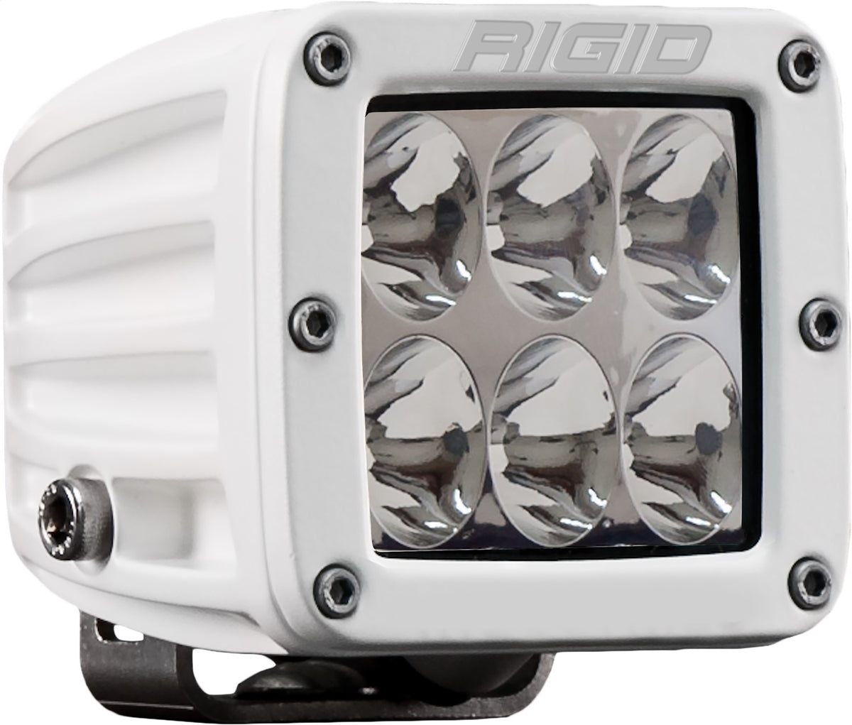 RIGID D-Series Pro Light, Driving Optic, Surface Mount, White Housing, Single 701313