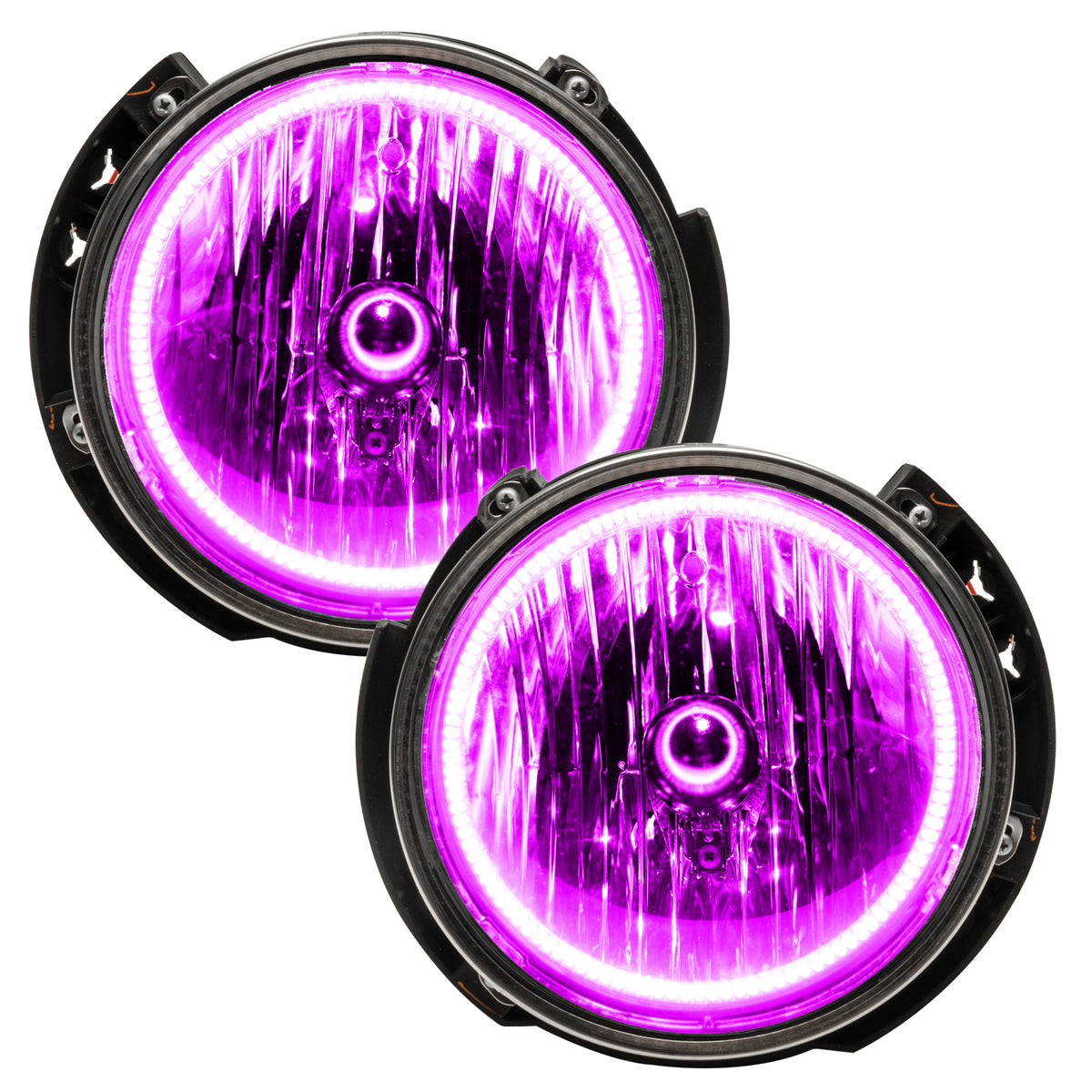 ORACLE Lighting 2007-2016 compatible with Jeep Wrangler JK Pre-Assembled LED Halo Headlights MPN: 7079-009