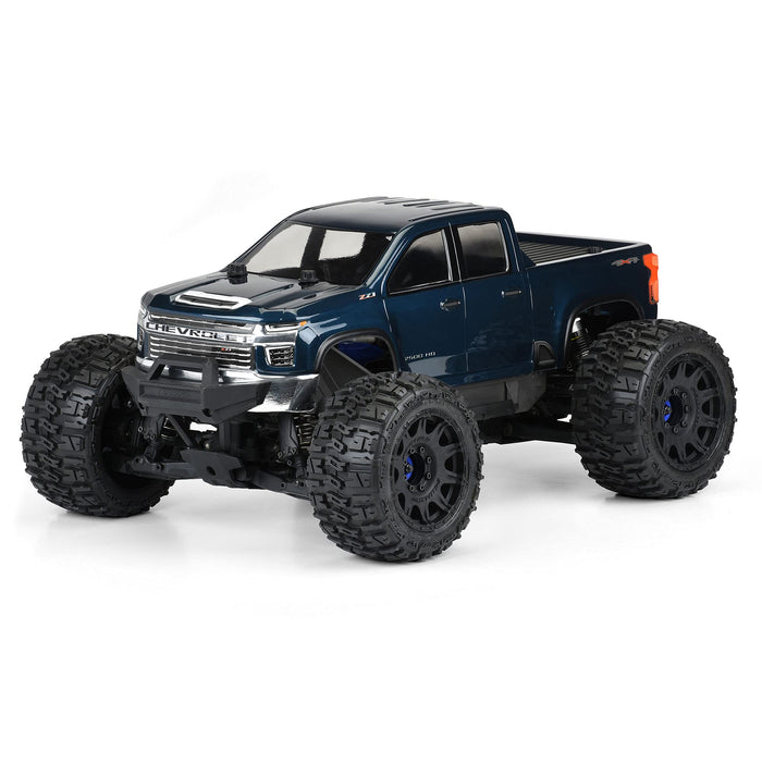 Pro-Line Racing 2021 Chevy Silverado Clear Body E-REVO 2.0 & MAXX PRO358200 Car/Truck Bodies wings & Decals