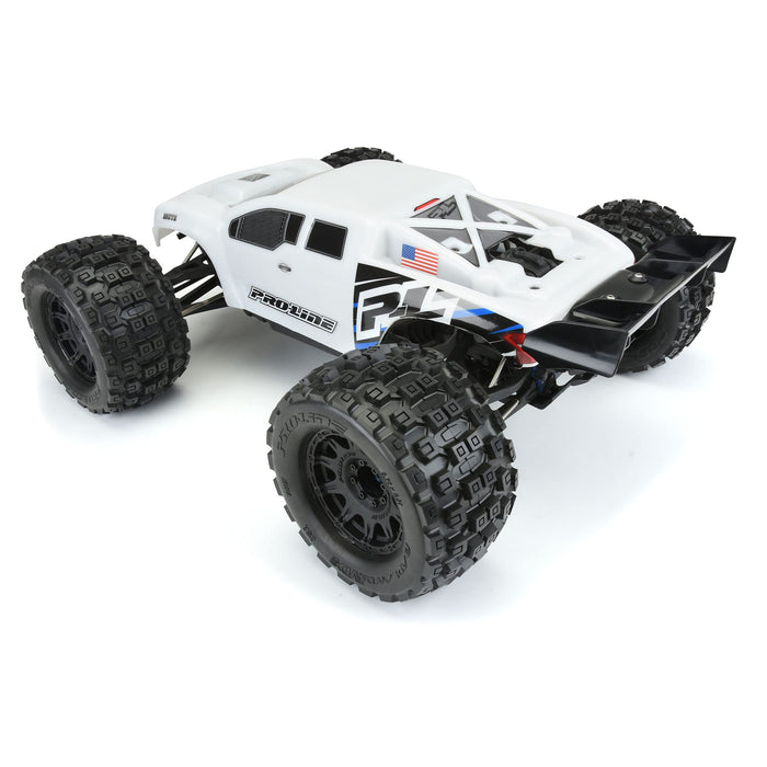 Pro-Line 353015 Pre-Cut Brute Bash Armor White Body E-REVO 2.0