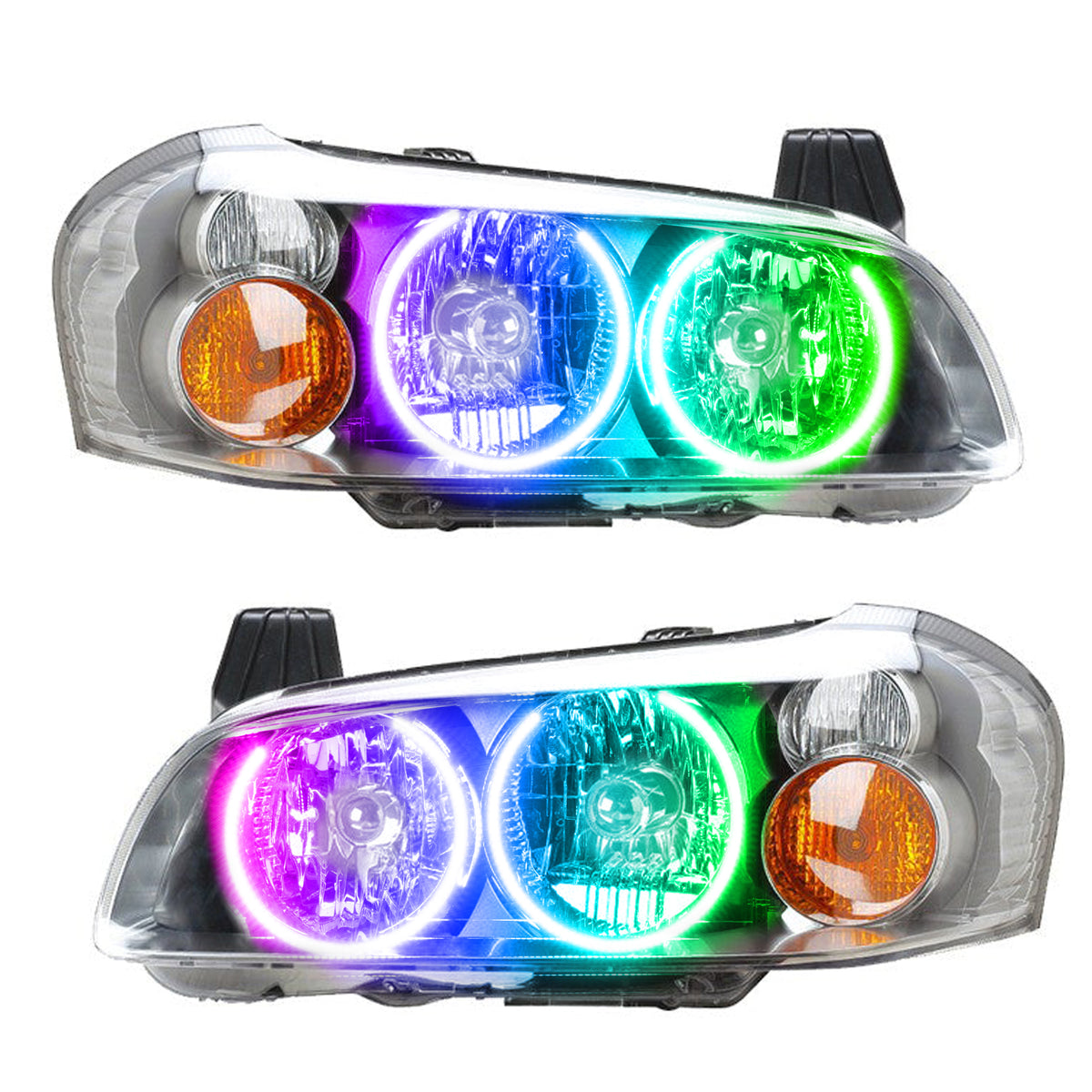 ORACLE Lighting 2002-2003 Compatible with Nissan Maxima Pre-Assembled LED Halo Headlights (With HID Bulbs/ Ballasts) MPN: 7174-334