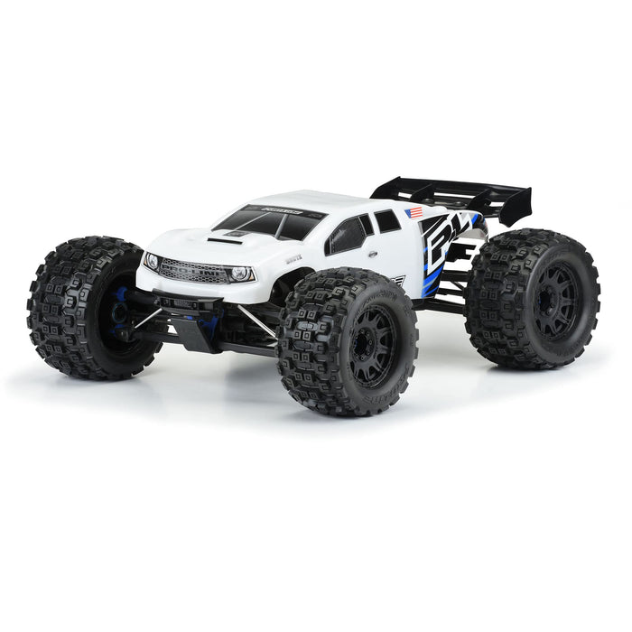 Pro-Line 353015 Pre-Cut Brute Bash Armor White Body E-REVO 2.0