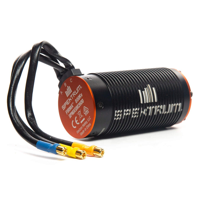 Spektrum SMART Firma 56111 800Kv 4-Pole Brushless Motor 8mm SPMXSM2600 Electric Motors & Accessories