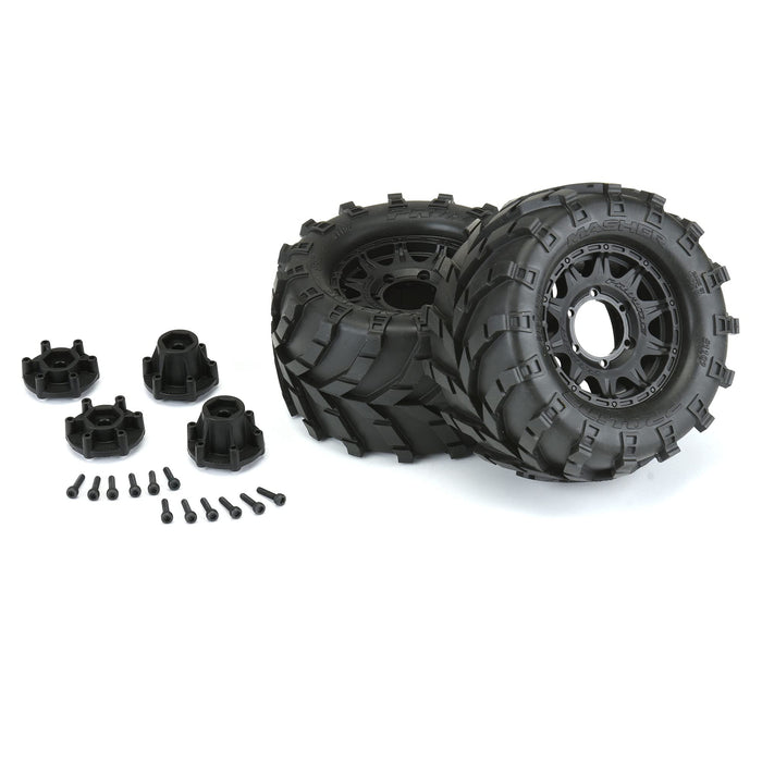 Pro-Line Racing Masher 2.8 MTD Raid Black 6x30 F/R PRO119210