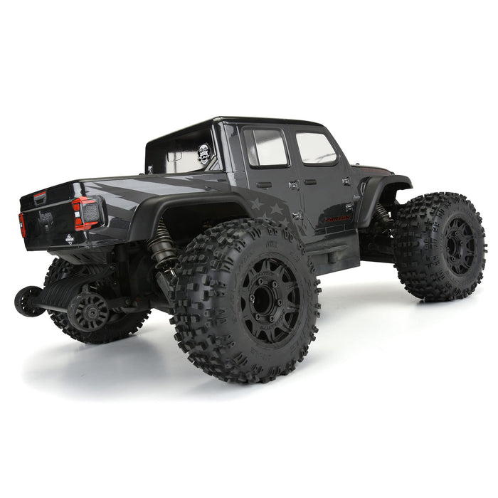 Pro-Line Racing 1/10 compatible with Jeep Gladiator Rubicon Clear Body Granite PRO357500 Car/Truck Bodies wings & Decals