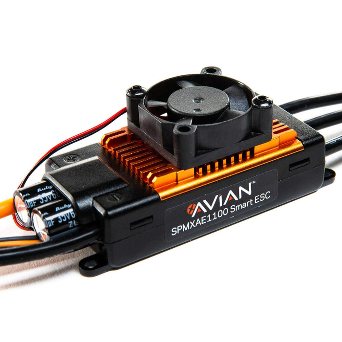 Spektrum SMART Avian 100 Amp Brushless Smart ESC 3S-6S SPMXAE1100 Speed Controls Aircraft