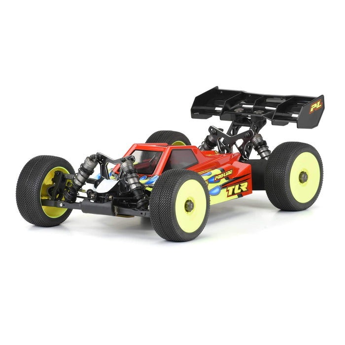 Pro-Line Racing 1/8 Axis Clear Body TLR 8ight-XE with LCG Battery PRO356700 Car/Truck Bodies wings & Decals