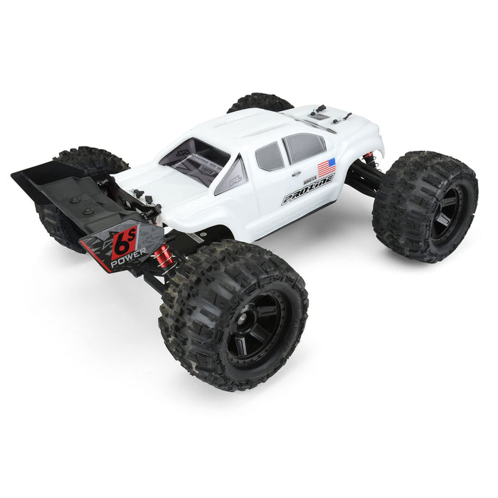 Proline Racing PRO352115 Pre-Cut Brute Bash Armor Body for Arrma Kraton White