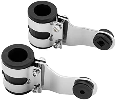 Bikemaster Rubber Mount Headlight Brackets, 37Mm OXHB-006B