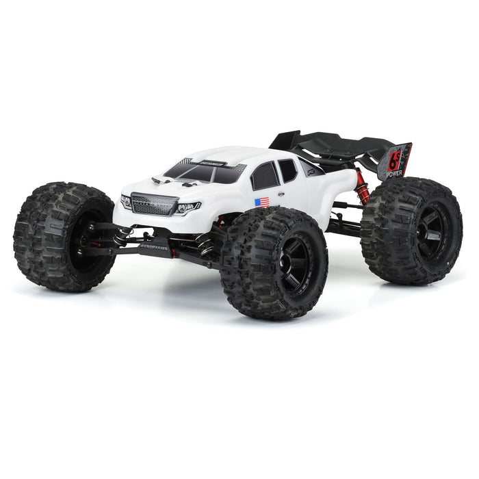 Proline Racing PRO352115 Pre-Cut Brute Bash Armor Body for Arrma Kraton White