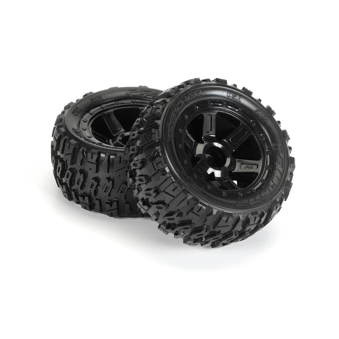 Pro-Line Racing 1/16 Trencher 2.2 M2 Tire Mnt Desperado WhlERevo PRO119411