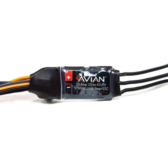 Spektrum SMART Avian 15 Amp Brushless Smart ESC 2S-4S SPMXAE1015 Speed Controls Aircraft