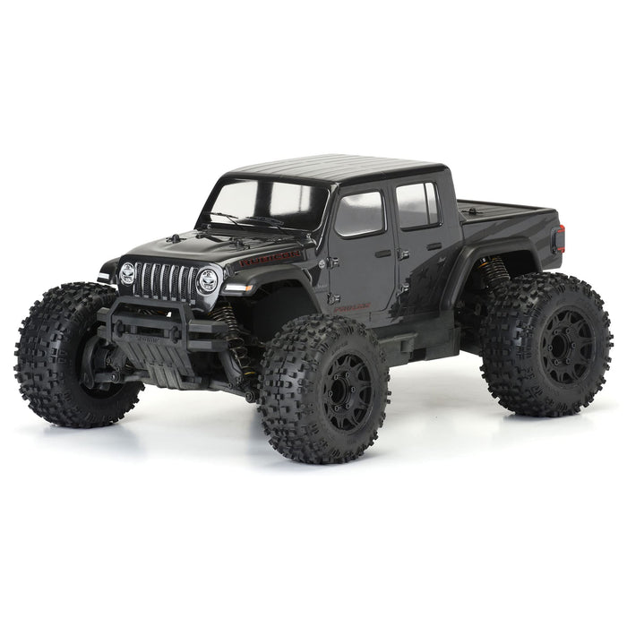 Pro-Line Racing 1/10 compatible with Jeep Gladiator Rubicon Clear Body Granite PRO357500 Car/Truck Bodies wings & Decals